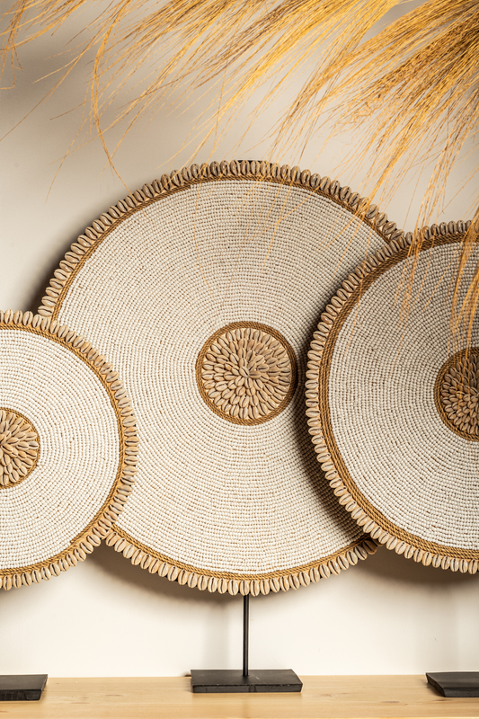 Disc of beads and shells