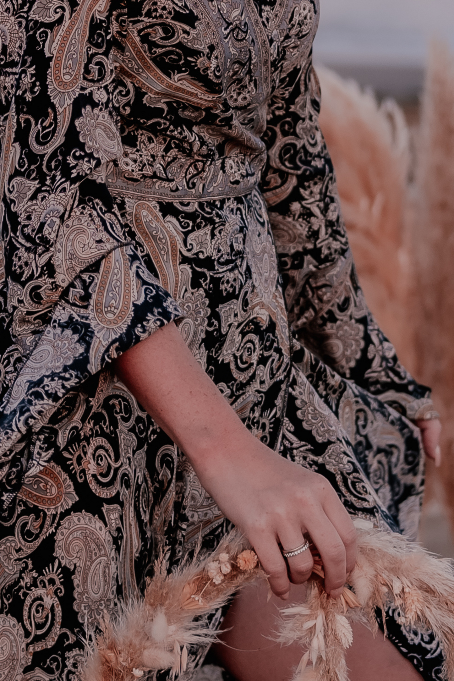 Diamond Peach Kimono