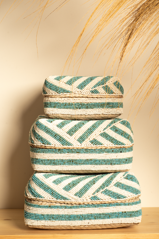 Bamboo and beads box