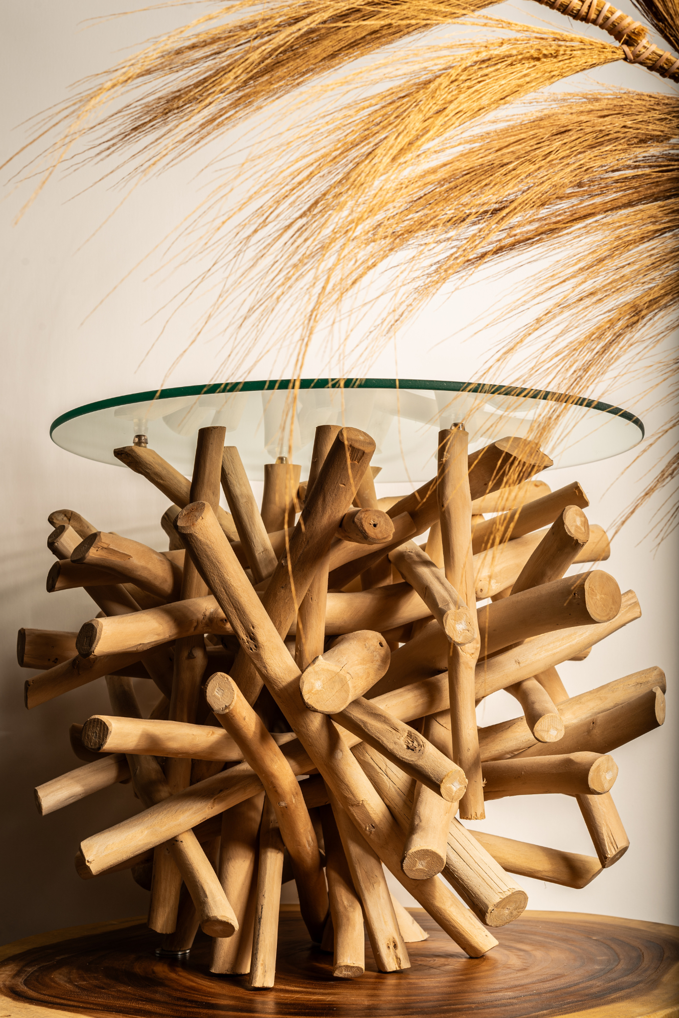 Low table in teak wood