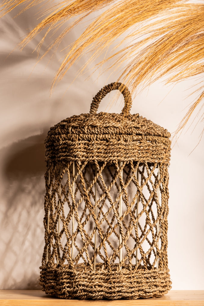 Seaweed woven basket