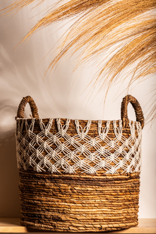 Banana woven basket